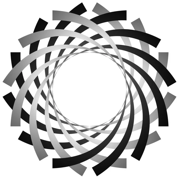 Espiral circular cíclica — Vector de stock