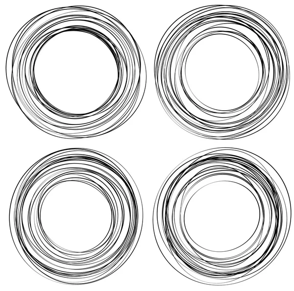 Rastgele karalama daireler. 