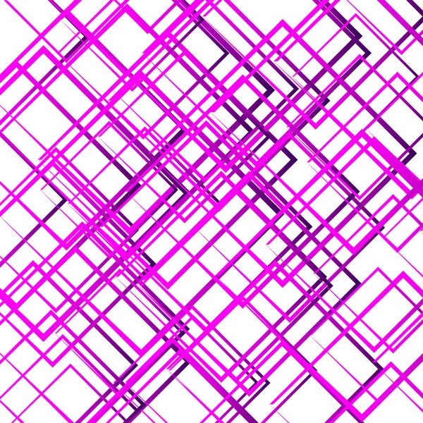 Willekeurige snijdende lijnen, vierkantjes. — Stockvector