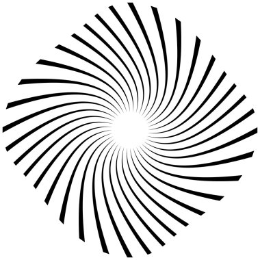 Radyal, yayılan çizgiler 