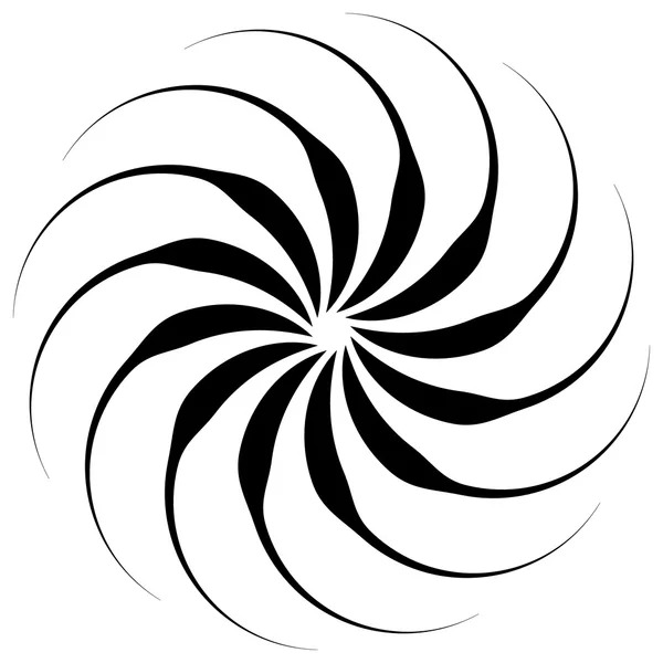 Спиральная форма на белом . — стоковый вектор