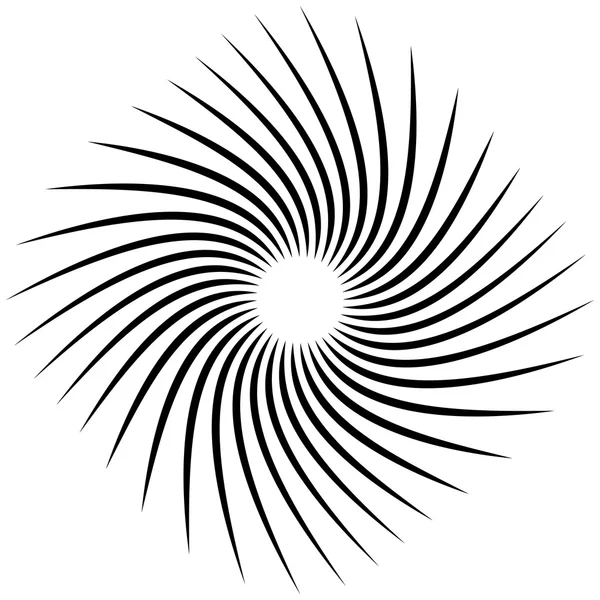 Radial, radiating lines — Stock Vector