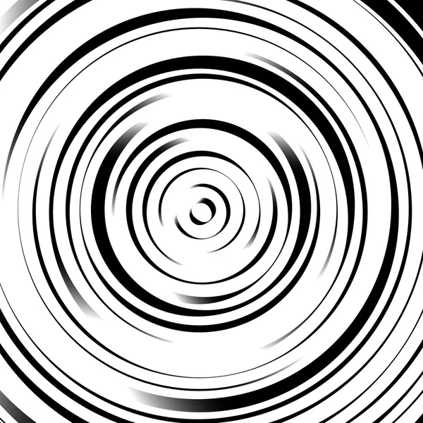 Радиальные концентрические круги — стоковый вектор