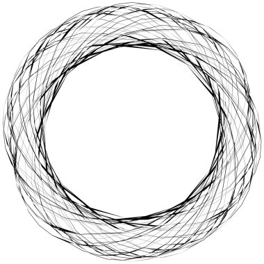 Soyut sinirli yuvarlak şekli, öğe  