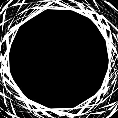 soyut geometrik çizgiler çerçeve