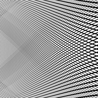Monochrome geometric grid pattern  clipart