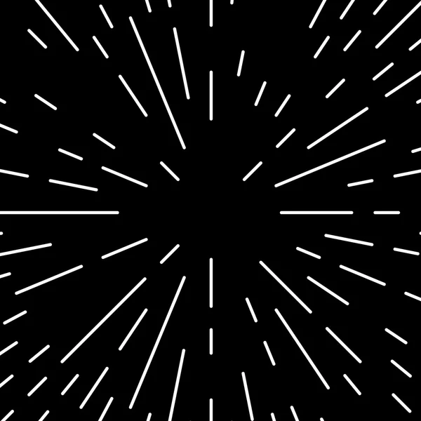 Радіальні вибухові лінії геометричний візерунок — стоковий вектор