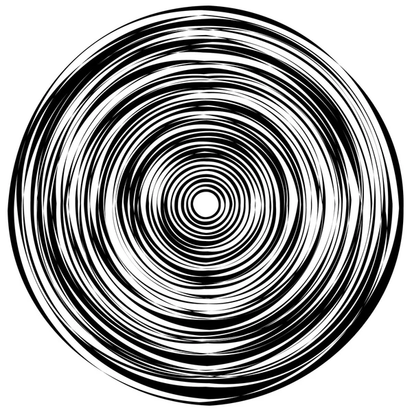 Concentric circle element — Stock Vector