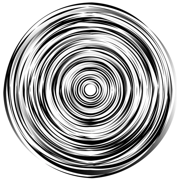 Élément de cercle concentrique — Image vectorielle