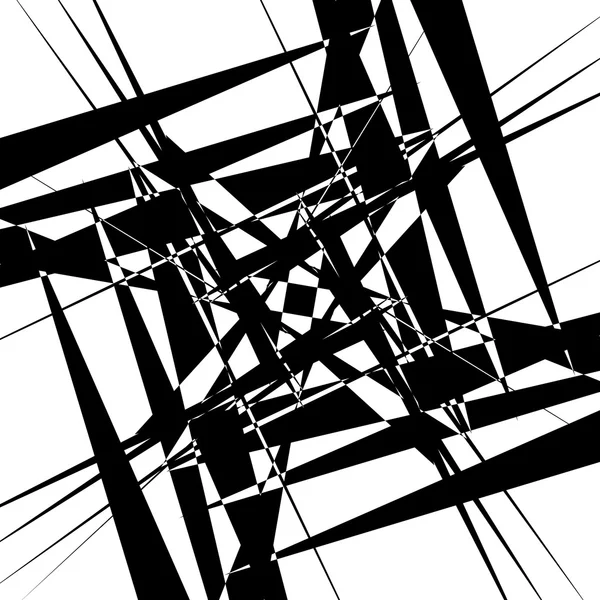 Elemento abstracto geométrico nervioso — Vector de stock