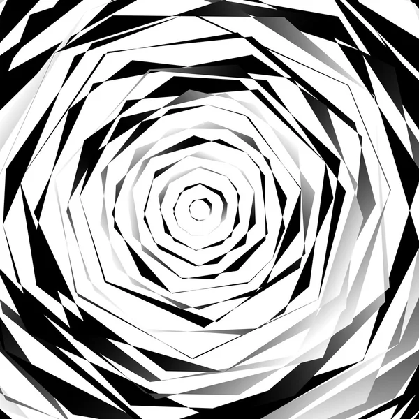 Abstracte monochroom, geometrische patroon. — Stockvector
