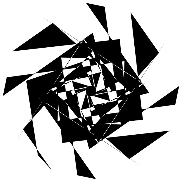 Elemento abstracto geométrico nervioso — Archivo Imágenes Vectoriales