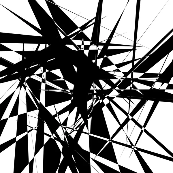 Elemento abstracto geométrico nervioso — Vector de stock