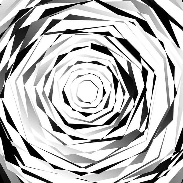 Résumé monochrome, motif géométrique . — Image vectorielle
