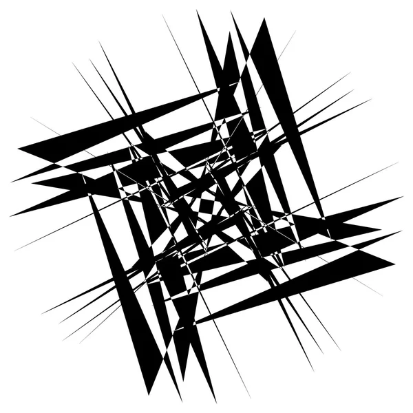 Edgy geometrische abstracte element — Stockvector