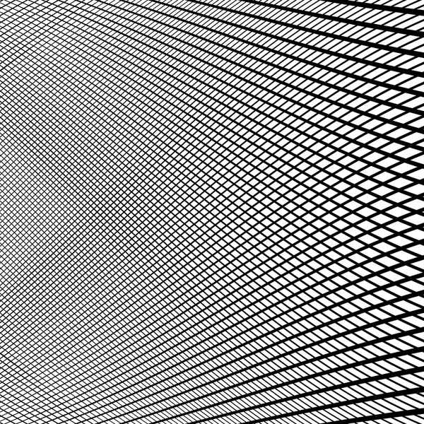 Monochroom geometrische rasterpatroon — Stockvector