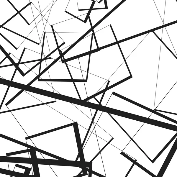 Geometrische unregelmäßige Linien Hintergrund — Stockvektor