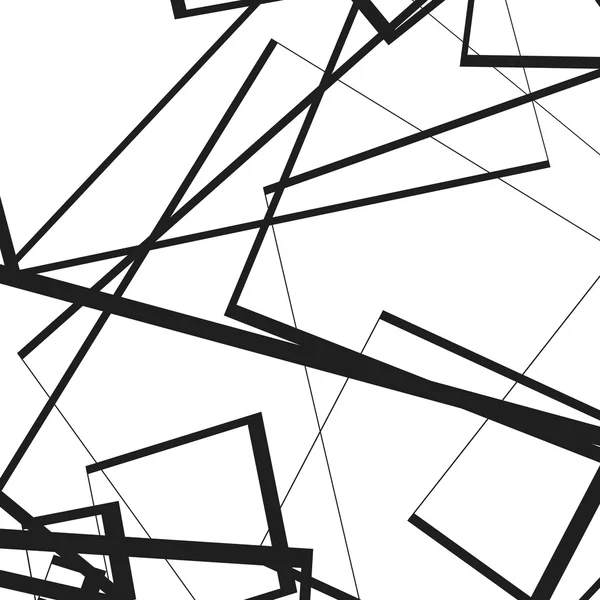 Geometrische unregelmäßige Linien Hintergrund — Stockvektor