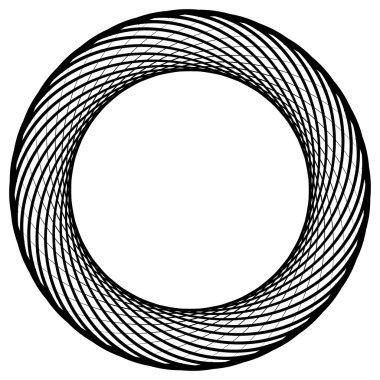 soyut geometrik dairesel şekil