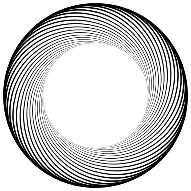 soyut geometrik dairesel şekil