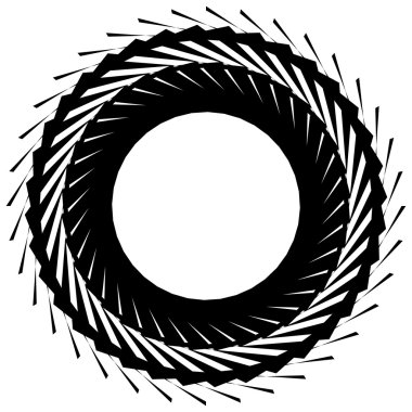 Dairesel Radyal geometrik öğesi  