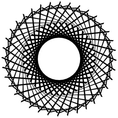 Dairesel Radyal geometrik öğesi  