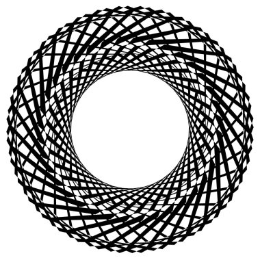 Dairesel Radyal geometrik öğesi  