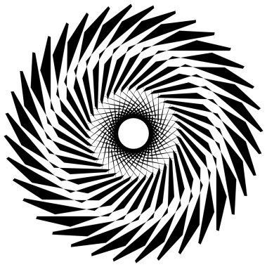 Dairesel Radyal geometrik öğesi  