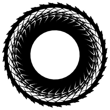 Dairesel Radyal geometrik öğesi  