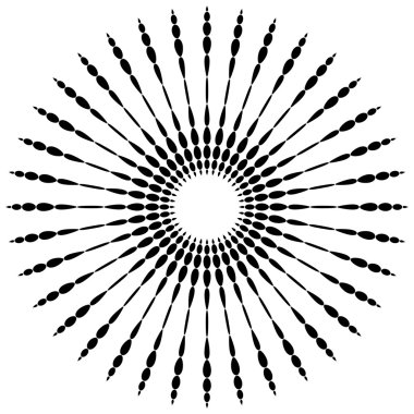 Dairesel soyut öğe.  