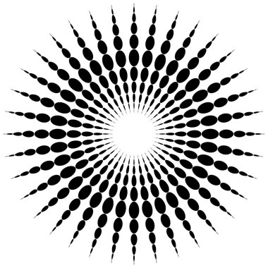 Dairesel soyut öğe.  