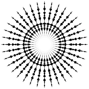 Dairesel soyut öğe.  