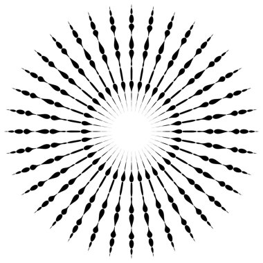 Dairesel soyut öğe.  