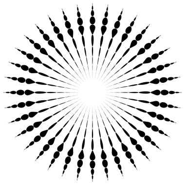 Dairesel soyut öğe.  