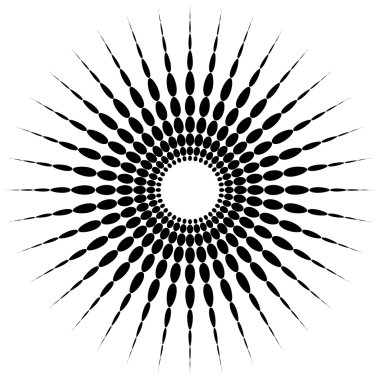 Dairesel soyut öğe.  