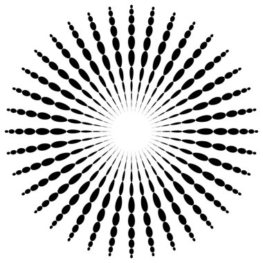 Dairesel soyut öğe.  