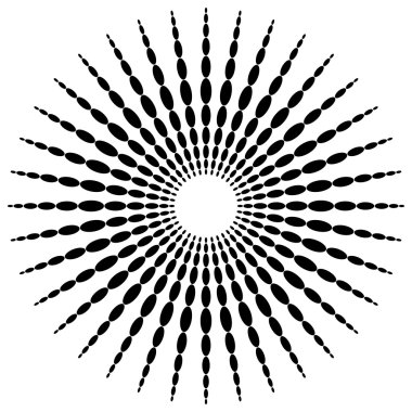 Dairesel soyut öğe.  