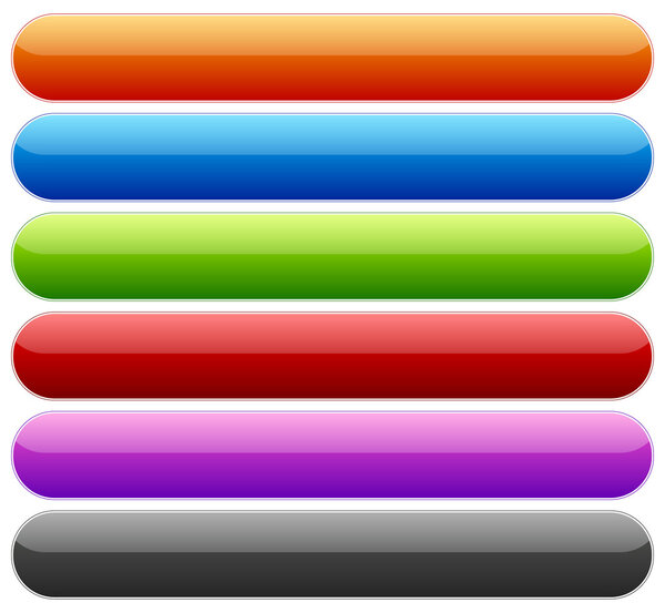 Set of buttons or banners 