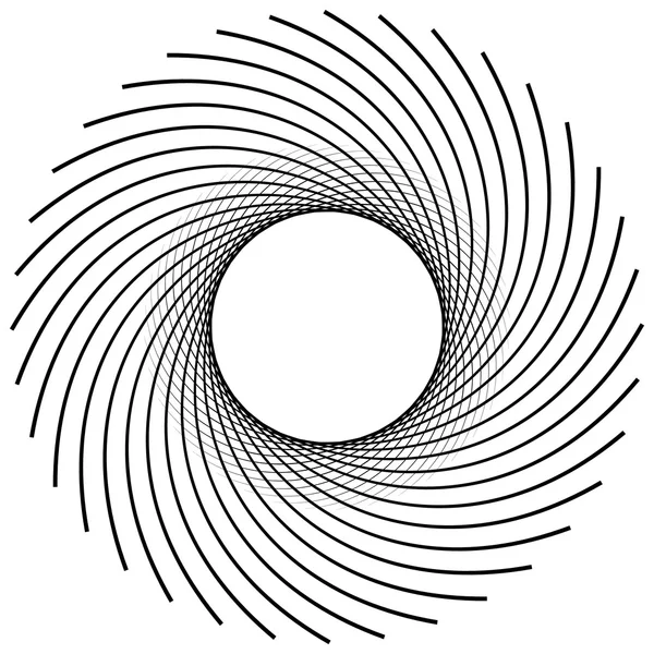 Forma circular geométrica abstracta — Archivo Imágenes Vectoriales