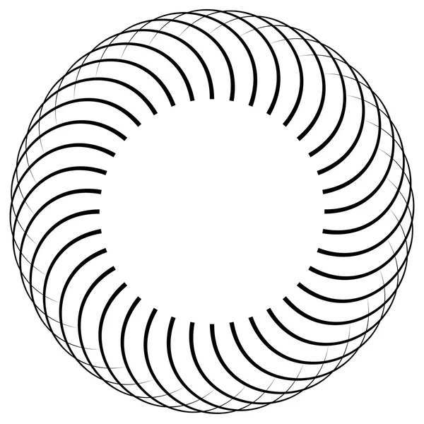Абстрактна геометрична кругла форма — стоковий вектор