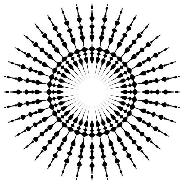 Élément abstrait circulaire . — Image vectorielle