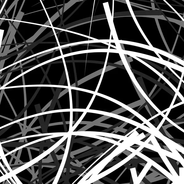 Abstracto líneas curvas caóticas fondo — Archivo Imágenes Vectoriales
