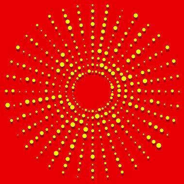 Rastgele noktalar soyut öğe