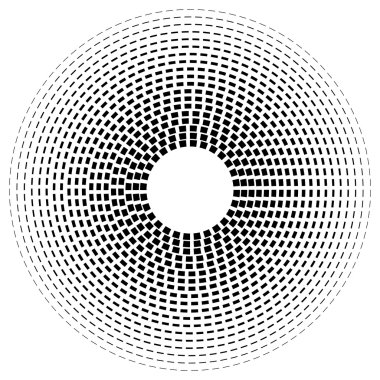 Konsantrik line daireler öğesi