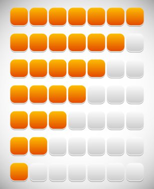 Adım, düzey, ilerleme göstergeleri