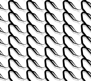 Kılavuz, kafes çizgileri titreşim ile. 