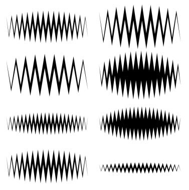 Dalgalı Eq ekolayzer satır kümesi