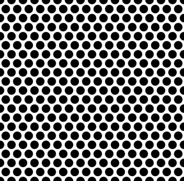 Kılavuz daireler ile ızgara desen