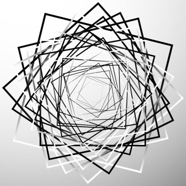 soyut kaotik kareler geometrik öğesi. 