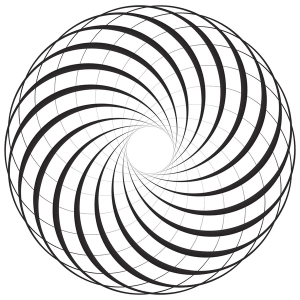 Circular geometric circles element — Stock Vector